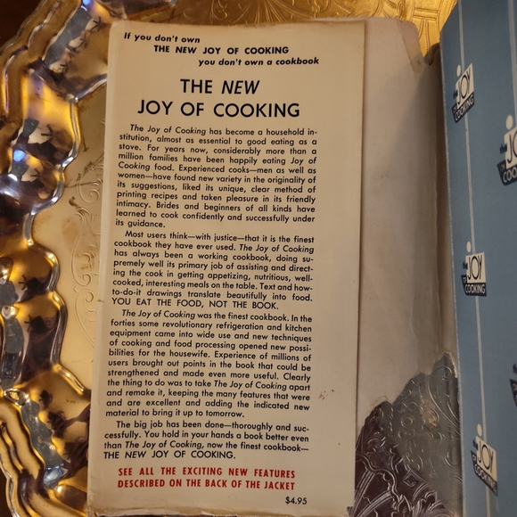 1953 The New Joy of Cooking Cookbook, VINTAGE with "Barely There" Dust Jacket - Picture 6 of 6
